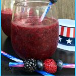 Berry Sangria Slushy is an easy frozen drink recipe with just two ingredients. A bottle of sangria and your favorite frozen berries whirl up into a childhood summertime beverage with an adult twist!
