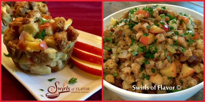 Stuffing will be so much fun this year when you make Apple Sage Stuffin' Muffins! There's Apple Fig Stuffing for the those more traditional folks!