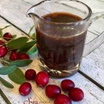Cranberry Maple Vinaigrette combines your leftover cranberry sauce with maple syrup and balsamic vinegar for a sweet and tangy vinaigrette that compliments any salad! cranberry sauce | Thanksgiving |Thanksgiving leftovers | maple syrup | vinaigrette | homemade | salad dressing
