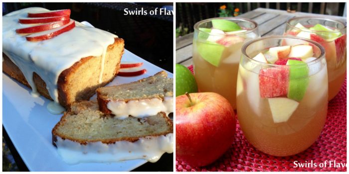 Apple Loaf Cake and Apple Cider Sangria