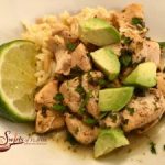 Instant Pot Cilantro Lime Chicken is a perfect weeknight dinner that's ready in just minutes on those busy days! Fresh cilantro and lime juice combine with chili powder and garlic for a kickin' good flavor combo! chicken | dinner | easy | cilantro | lime | avocado | #swirlsofflavor