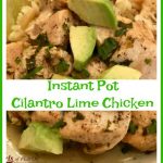 chicken and avocado with cilantro and lime