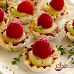 No-Bake Raspberry Lemon Thyme Tartlets are a 5 ingredient quick and easy dessert that's bursting with spring flavors and fruity sweetness!