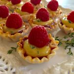 No-Bake Raspberry Lemon Thyme Tartlets