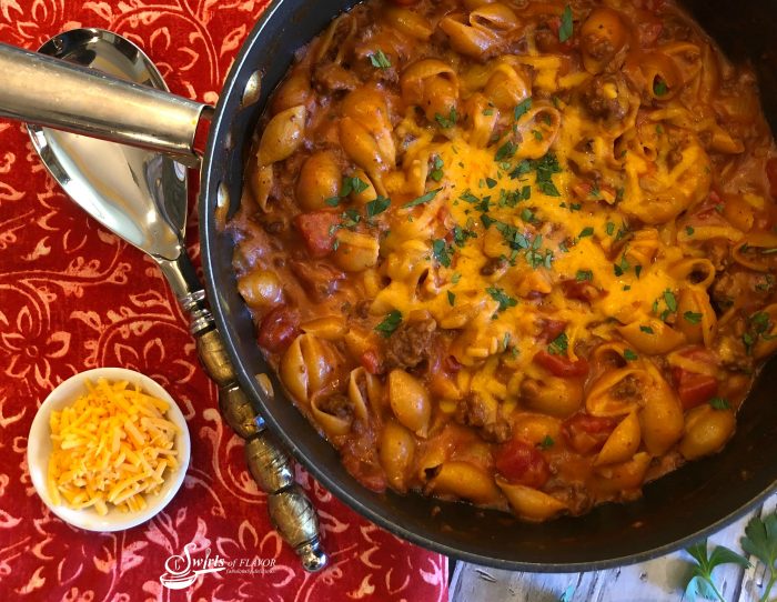 One Pot Chili Mac And Cheese Swirls Of Flavor
