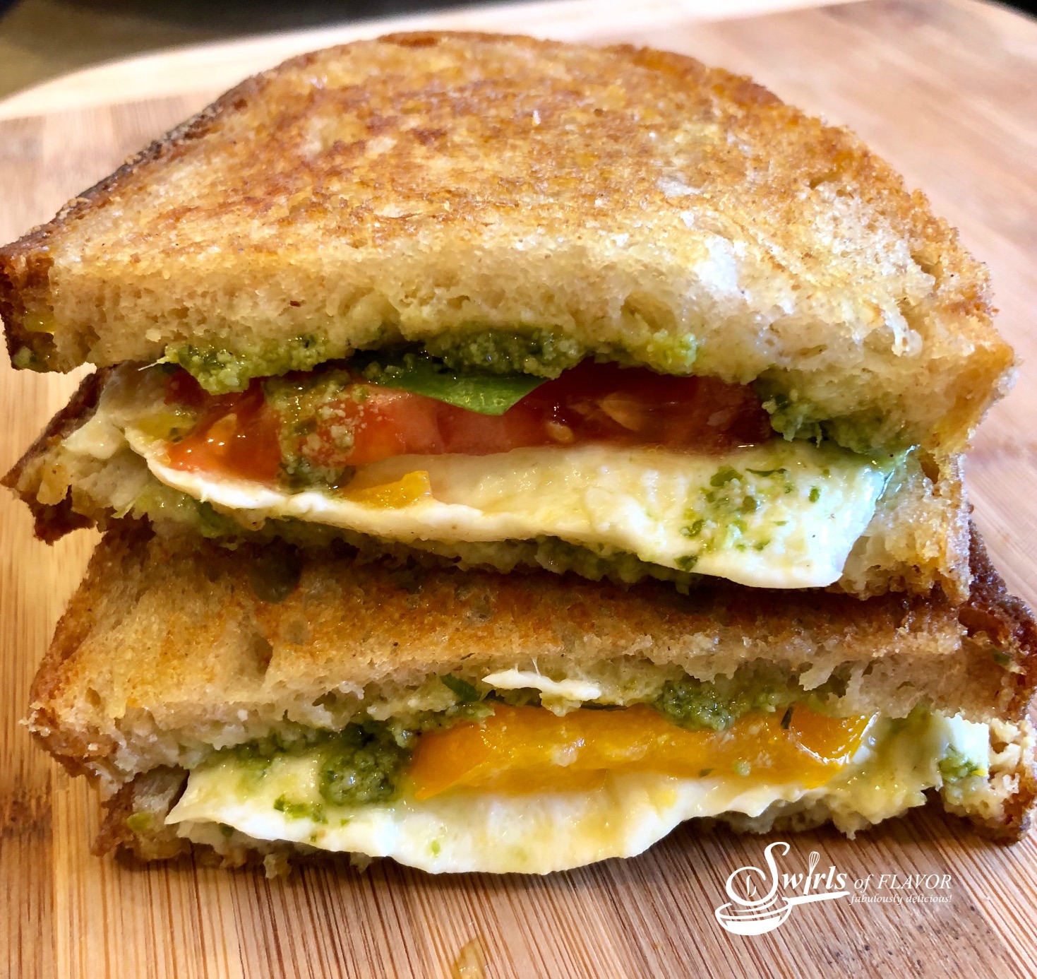 Caprese Grilled Cheese sandwich