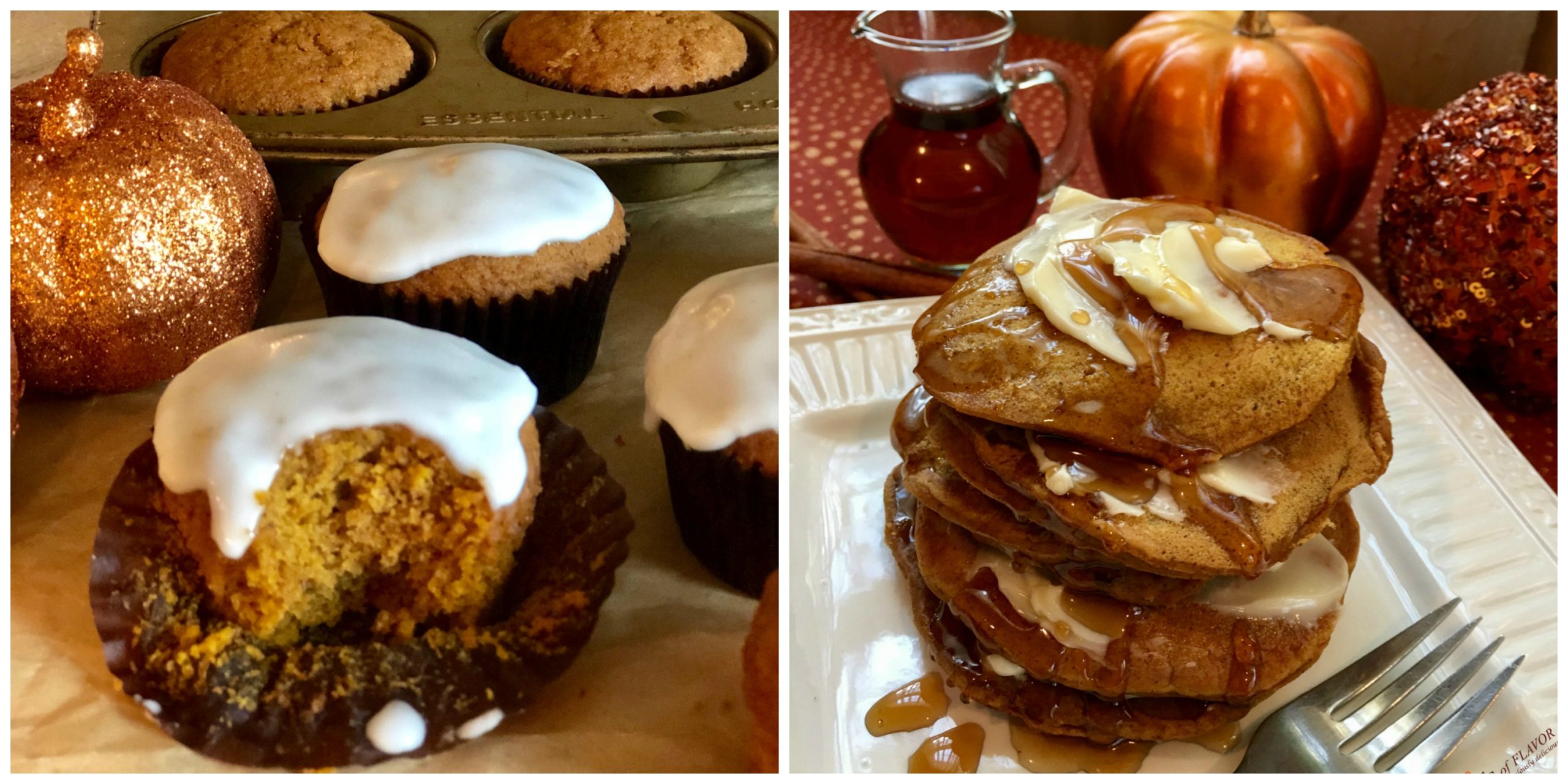 Pumpkin Muffins and Pumpkin Pancakes