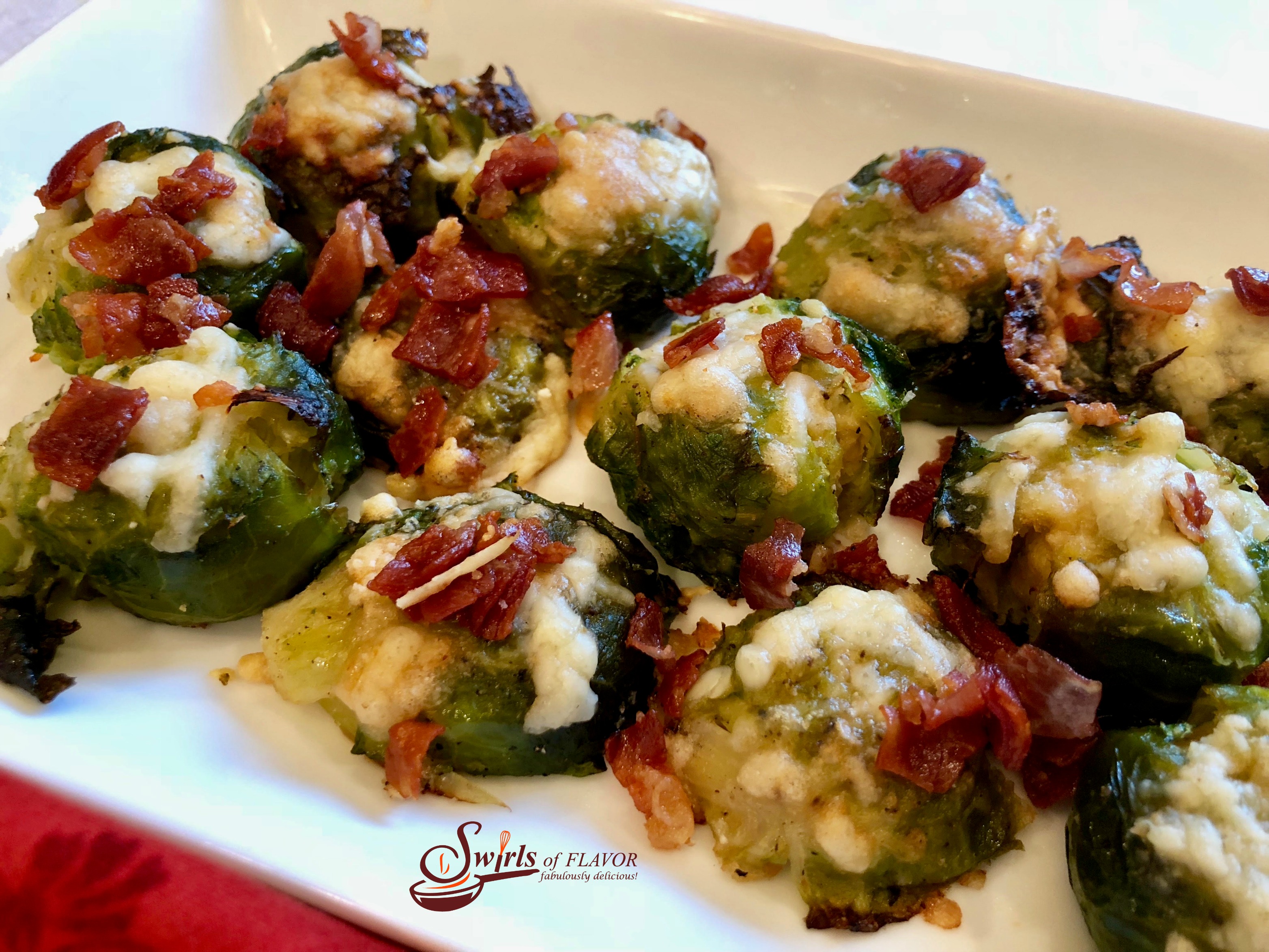 Smashed Brussels Sprouts With Crispy Prosciutto 