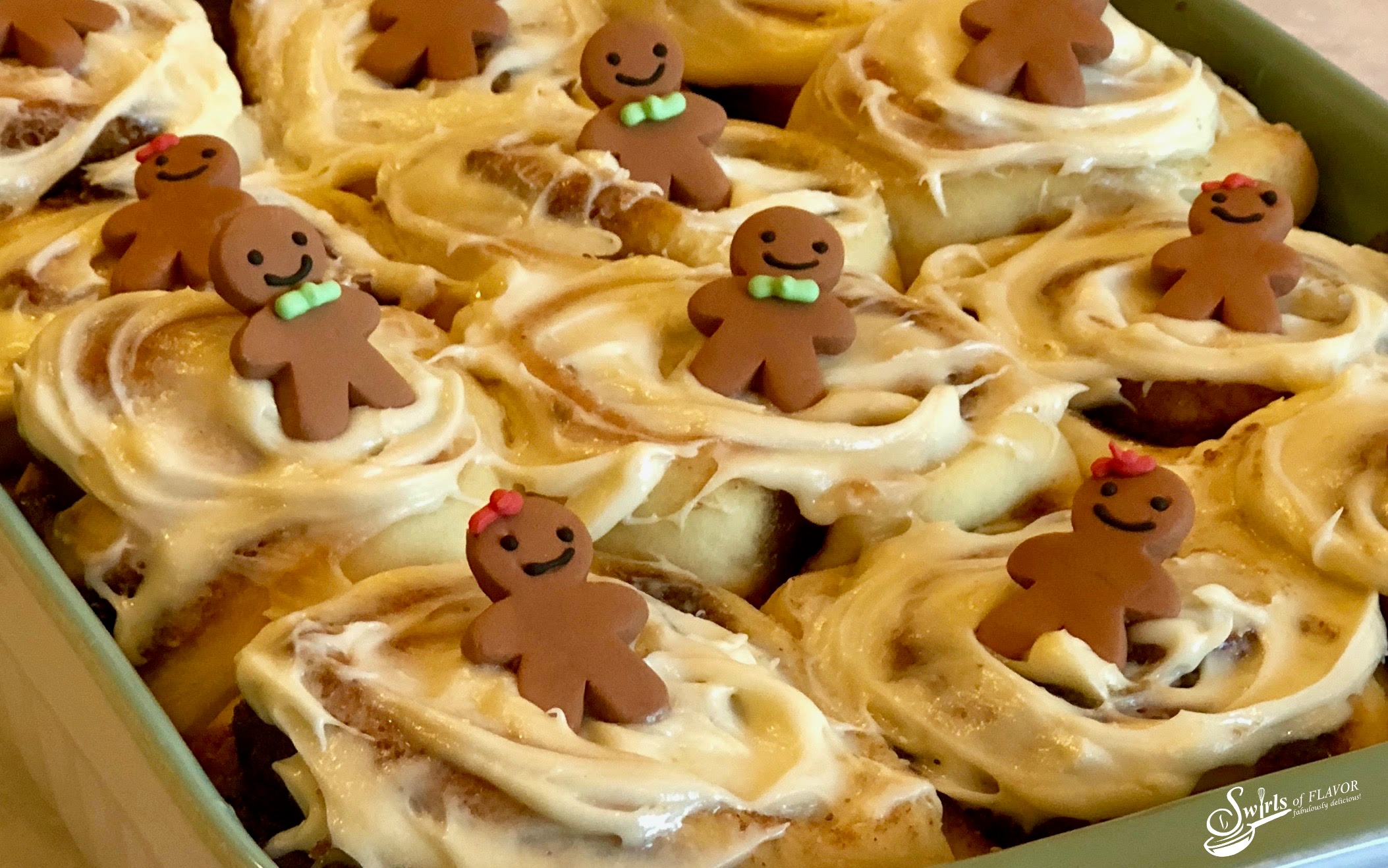 Gingerbread Cinnamon Rolls Swirls of Flavor