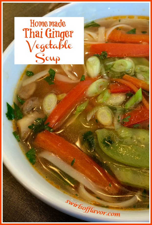 Thai Ginger Vegetable Noodle Soup