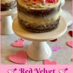 Our Red Velvet Mini Layer Cakes is an easy from scratch cake recipe for your Valentine's Day dessert. Mini cake layers have a deep intense red color and are flavored with cocoa powder for a delicious chocolate flavor. Frost with a homemade buttercream frosting and decorate with Valentine sprinkles and you'll have adorable mini layer cakes that are perfect for sharing on Valentine's Day. #redvelvet #valentinesday #valentinesdessert #minilayercake #minilayercakes #redvelvetcake #dessertfortwo #swirlsofflavor