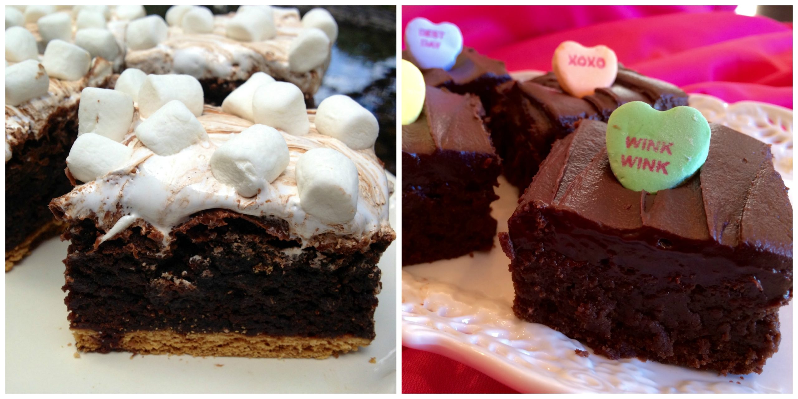 S'mores Brownies and Espresso Kahlua Brownies