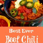 There's nothing quite so comforting as having the Best Ever Chili Recipe simmering on the stove top when there's a chill in the air. With just a few basic ingredients and ready in about 30 minutes, your family, and you, will love when it's beef chili night!