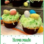 Easter Egg Coconut cupcakes
