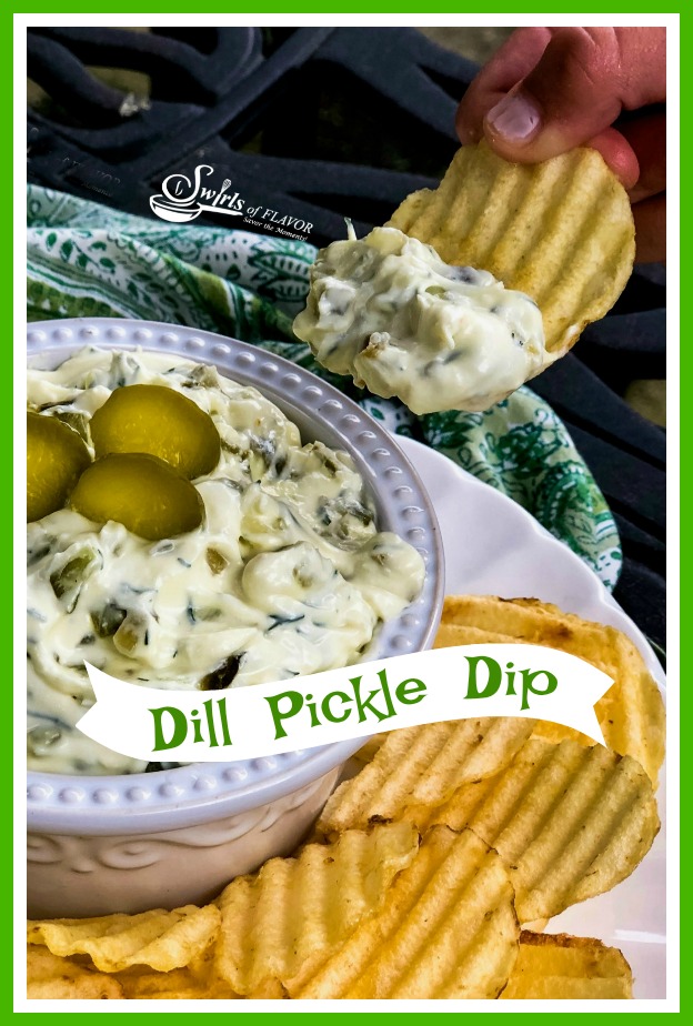 Dill Pickle Dip Swirls of Flavor