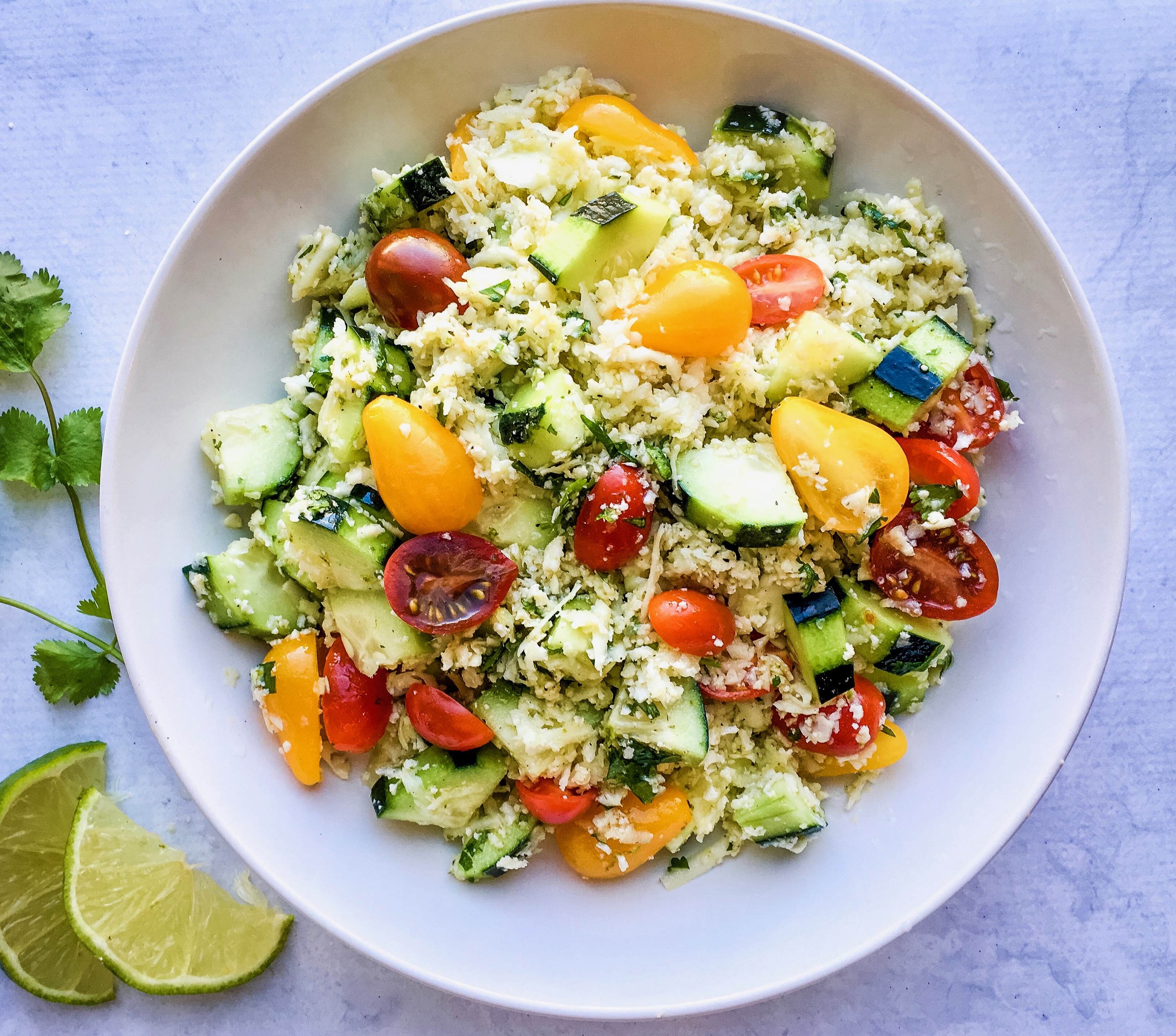 Cauliflower Rice Salad