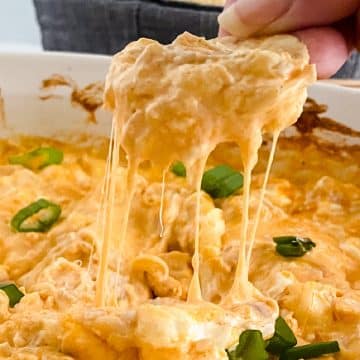 scooping dip with a chip