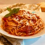 Instant Pot Spaghetti in bowl