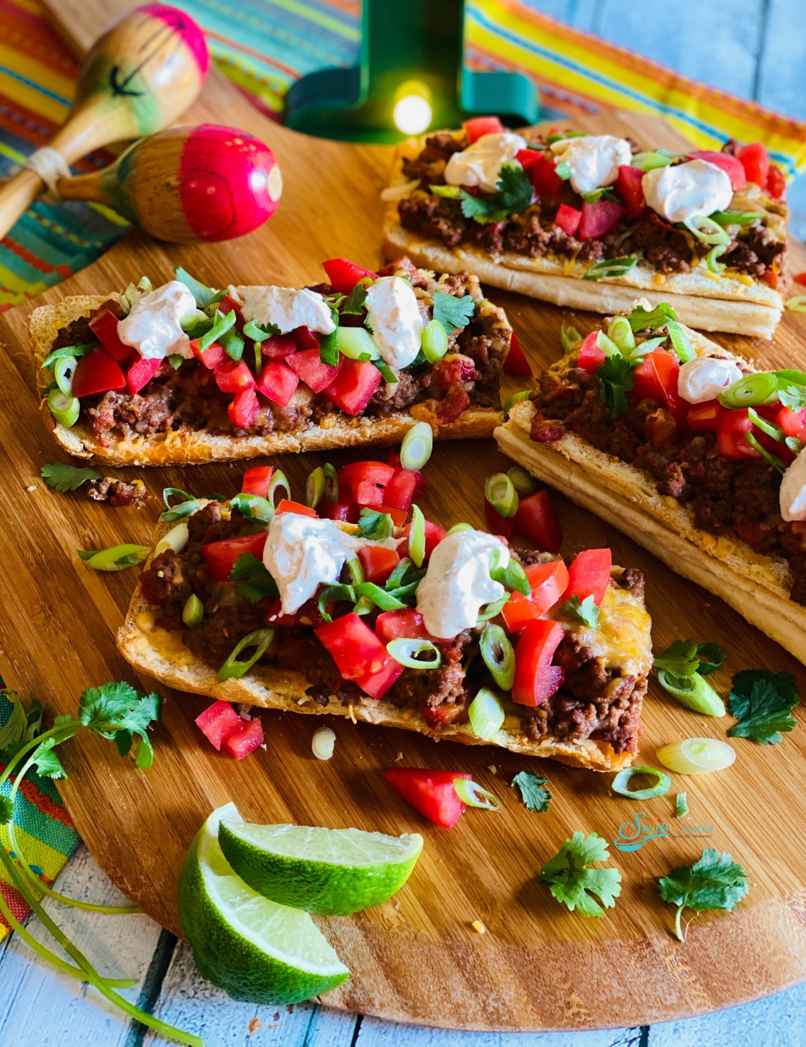 image of Stuffed Taco Bread recipe by Swirls of Flavor image of Stuffed Taco Bread recipe by Swirls of Flavor