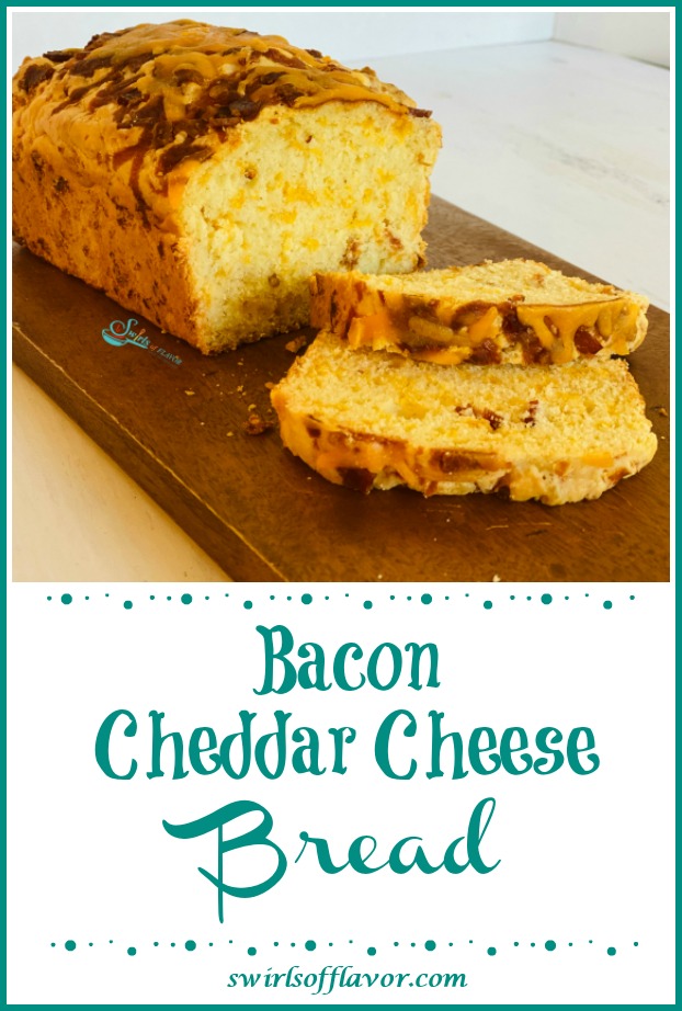 No Yeast Bacon Cheddar Cheese Bread Recipe Swirls of Flavor