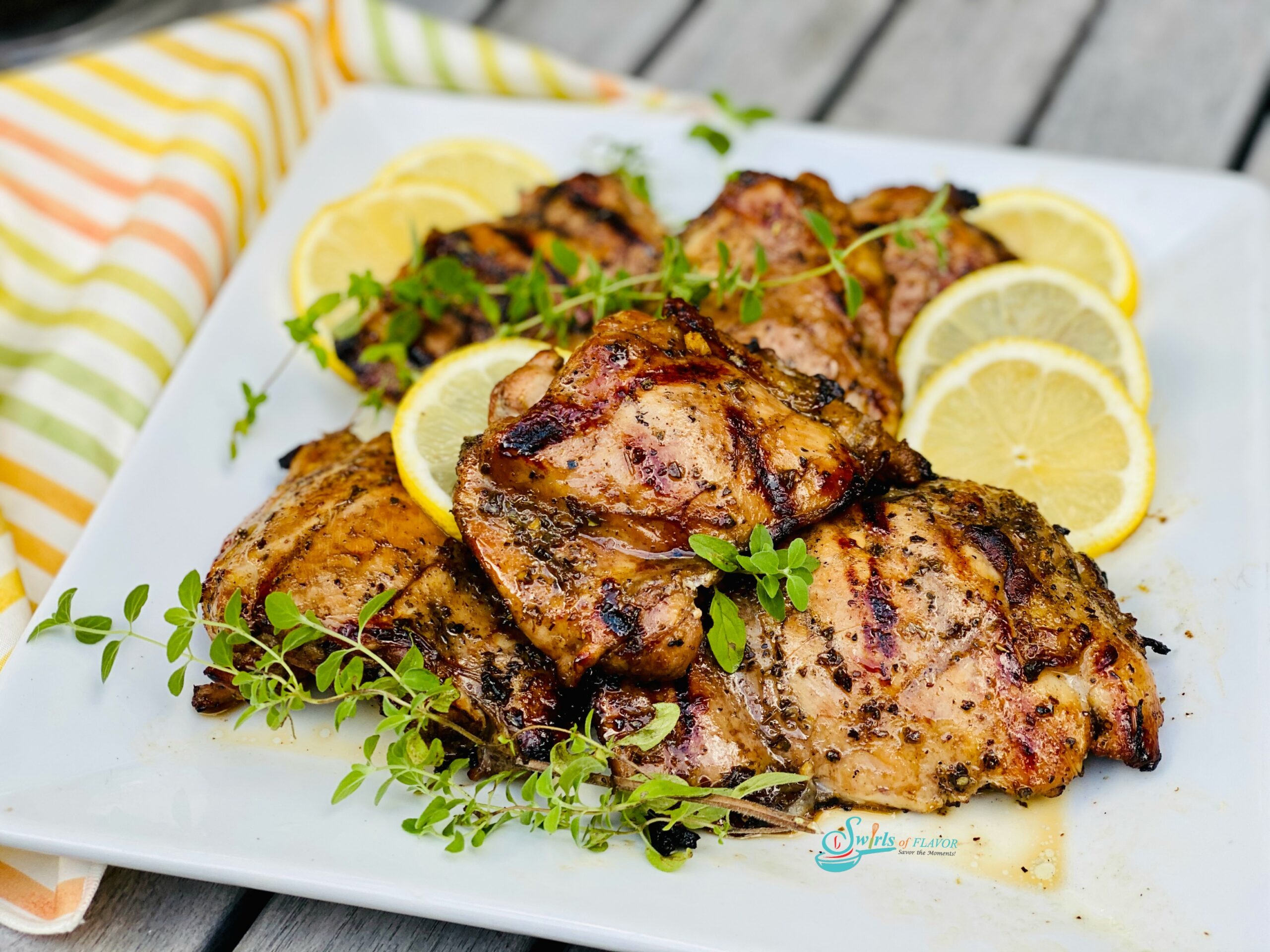 Grilled Balsamic Chicken Recipe - Swirls of Flavor