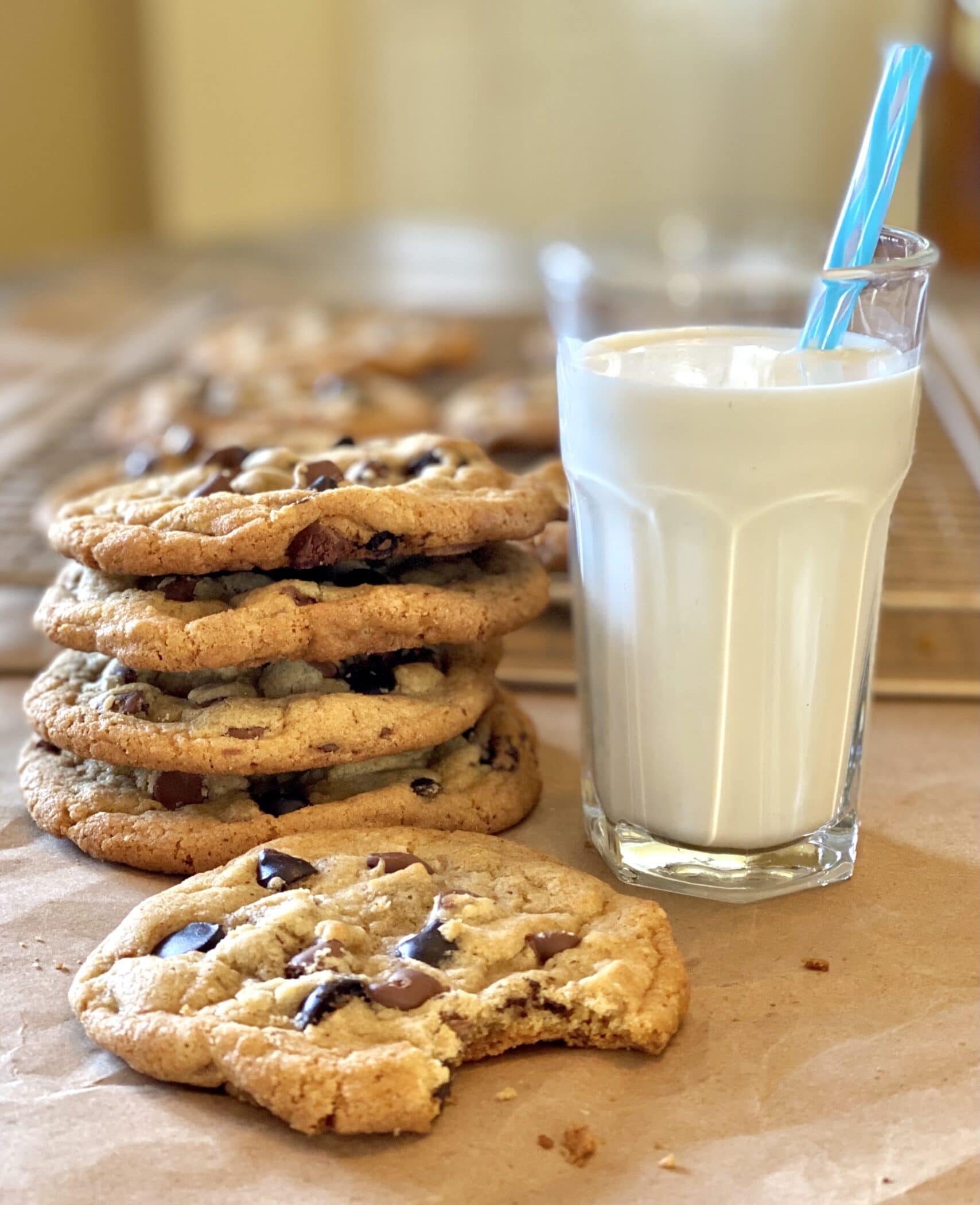 Chocolate Chip Cookies And Milk