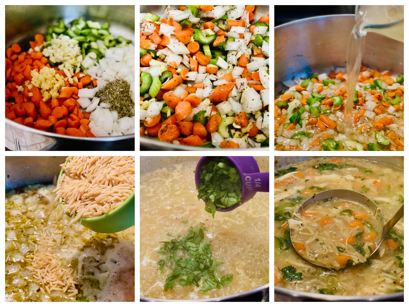 how to make orzo soup step by step