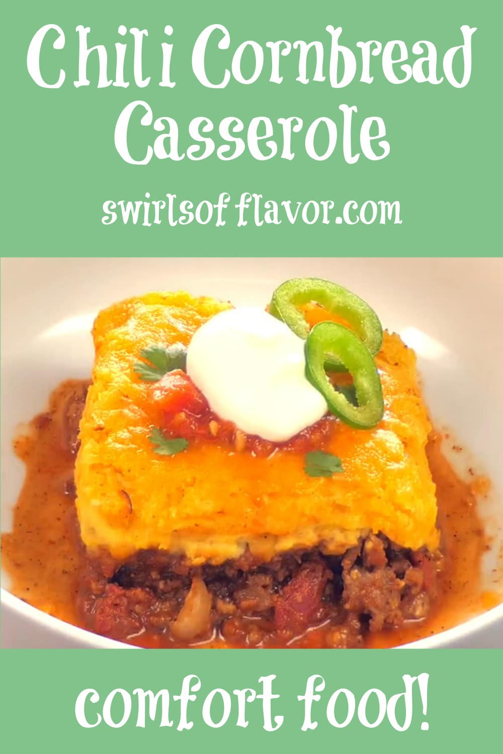 Chili Cornbread Casserole Recipe Swirls of Flavor