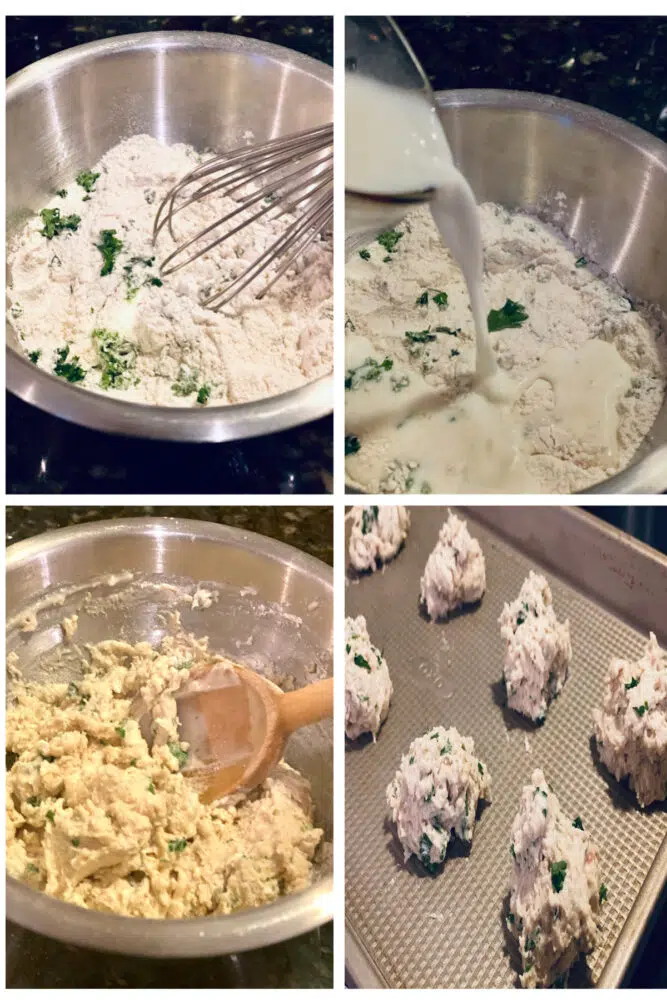 step by step for making dumplings