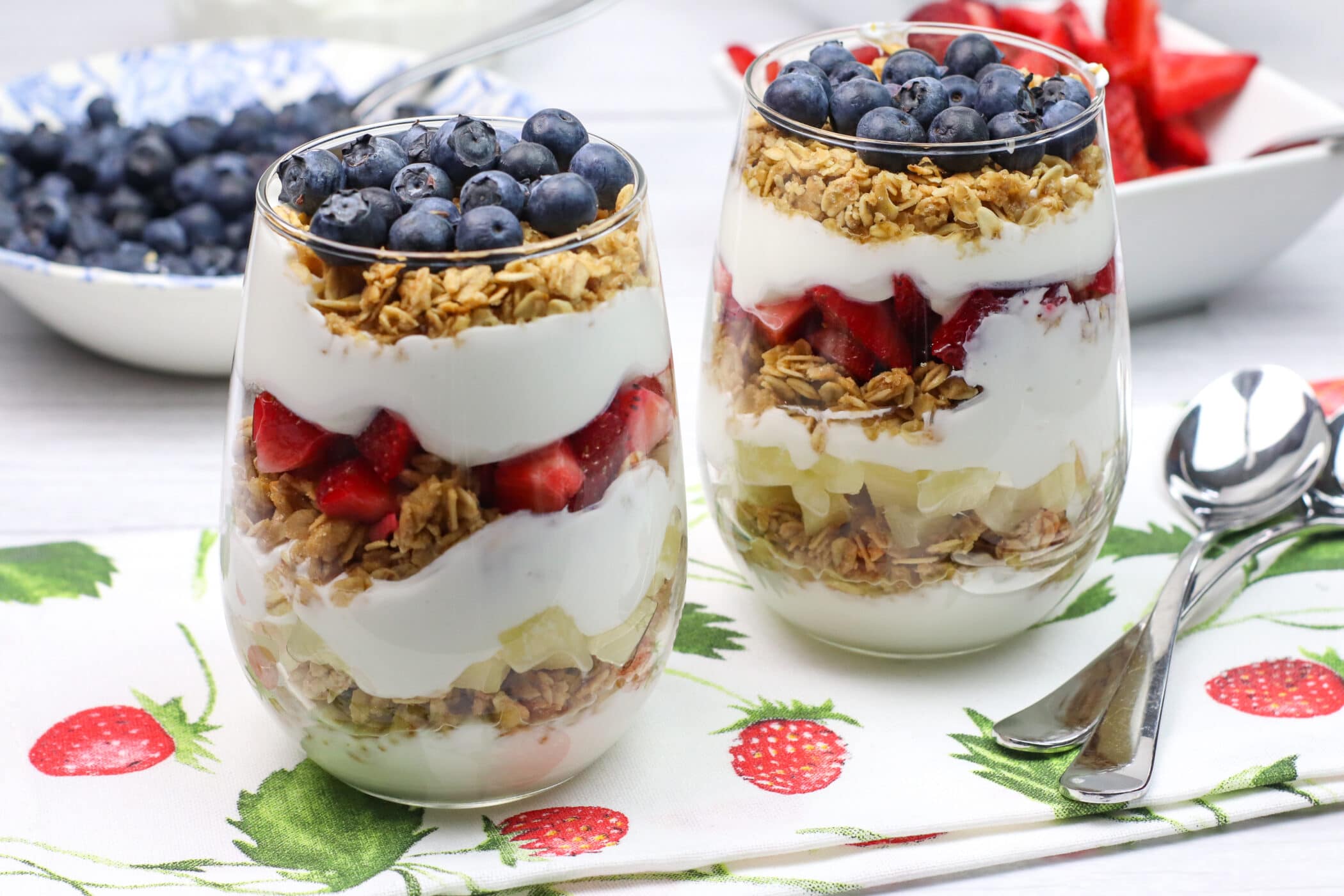 Fruit and Yogurt Parfaits