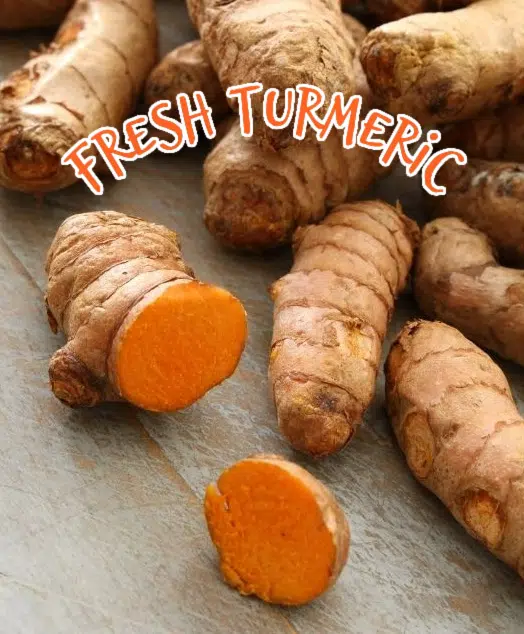 fresh turmeric root