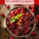 can you use frozen cranberries and text overlay