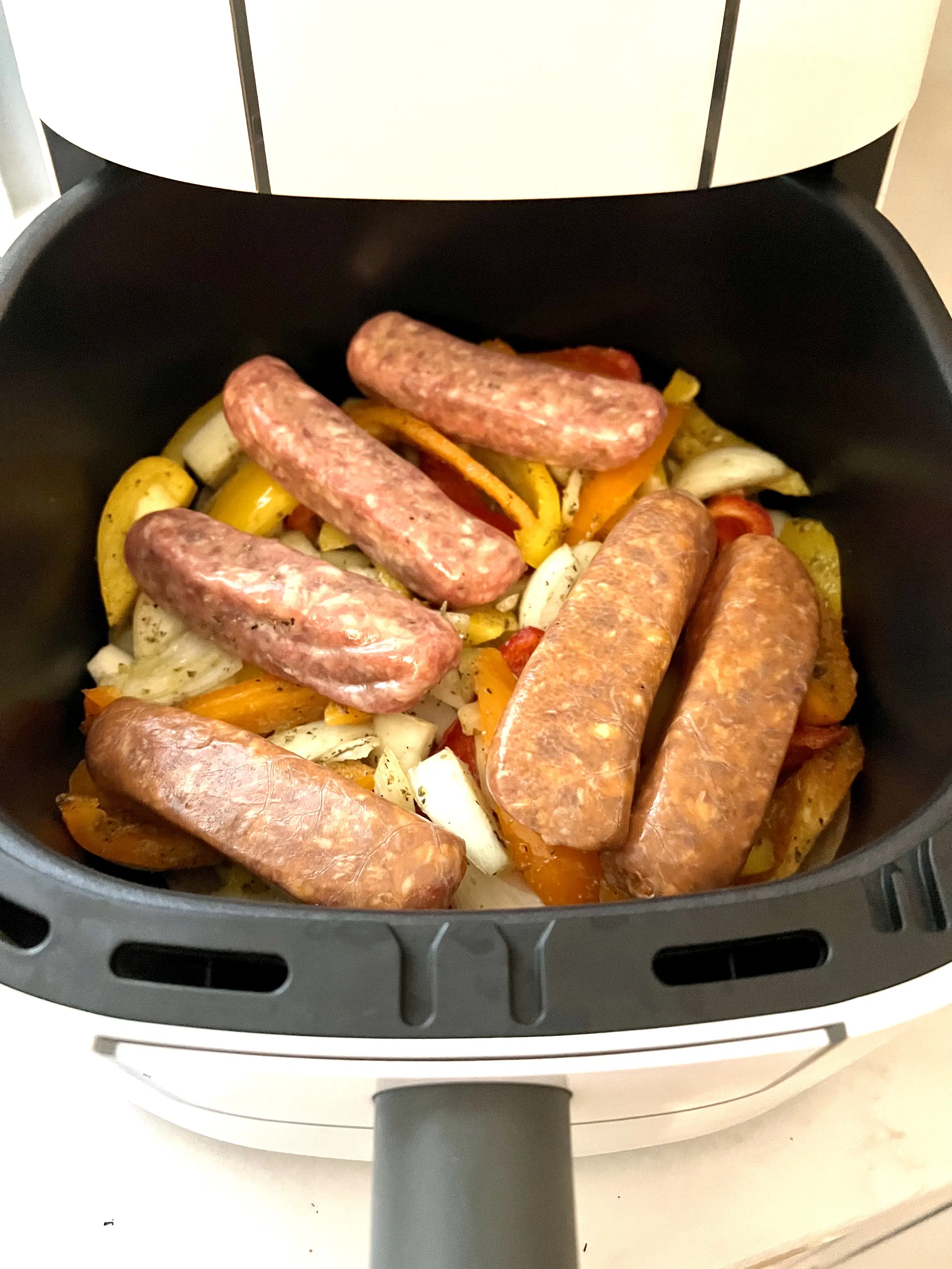 sausages in an air fryer