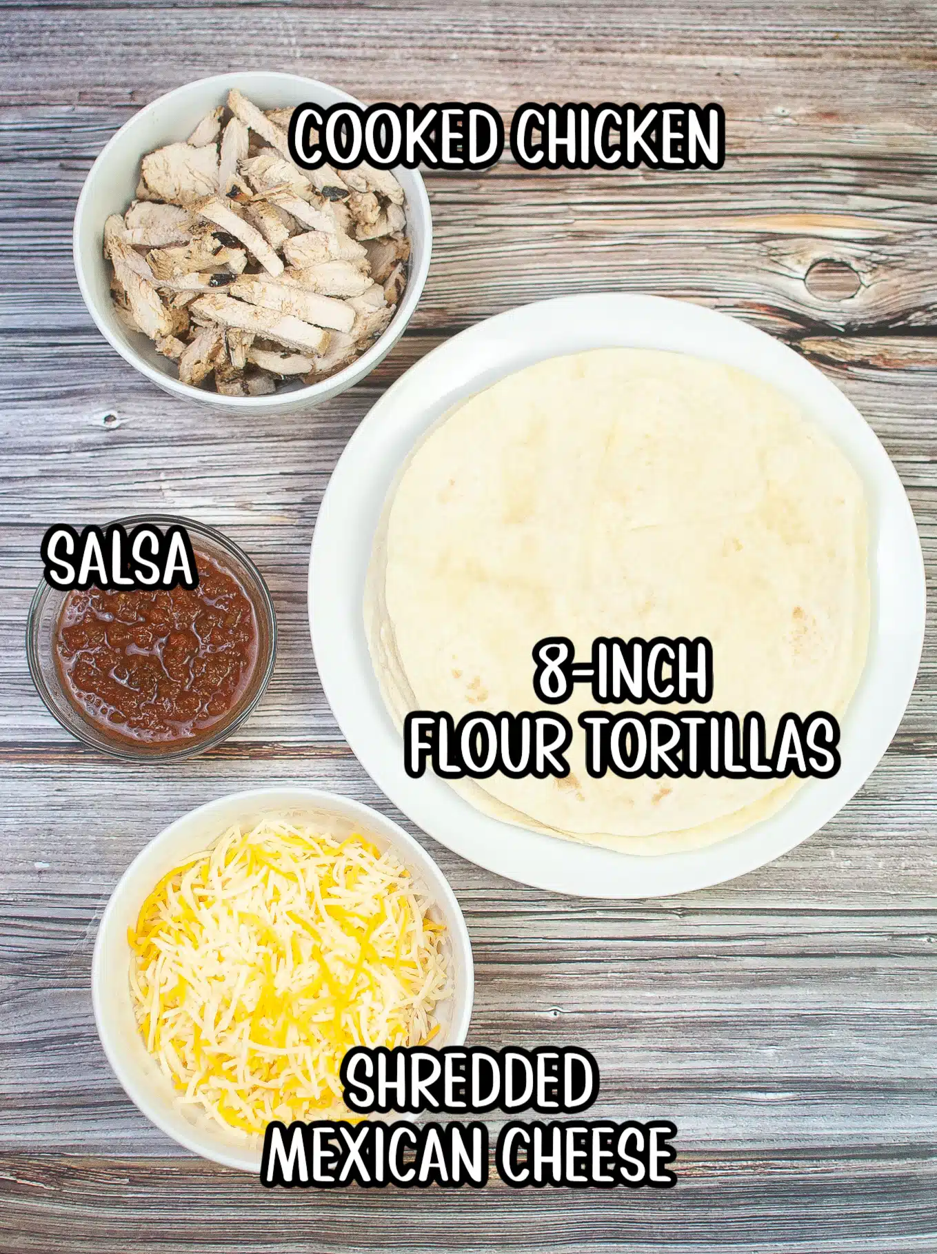 chicken quesadilla ingredients