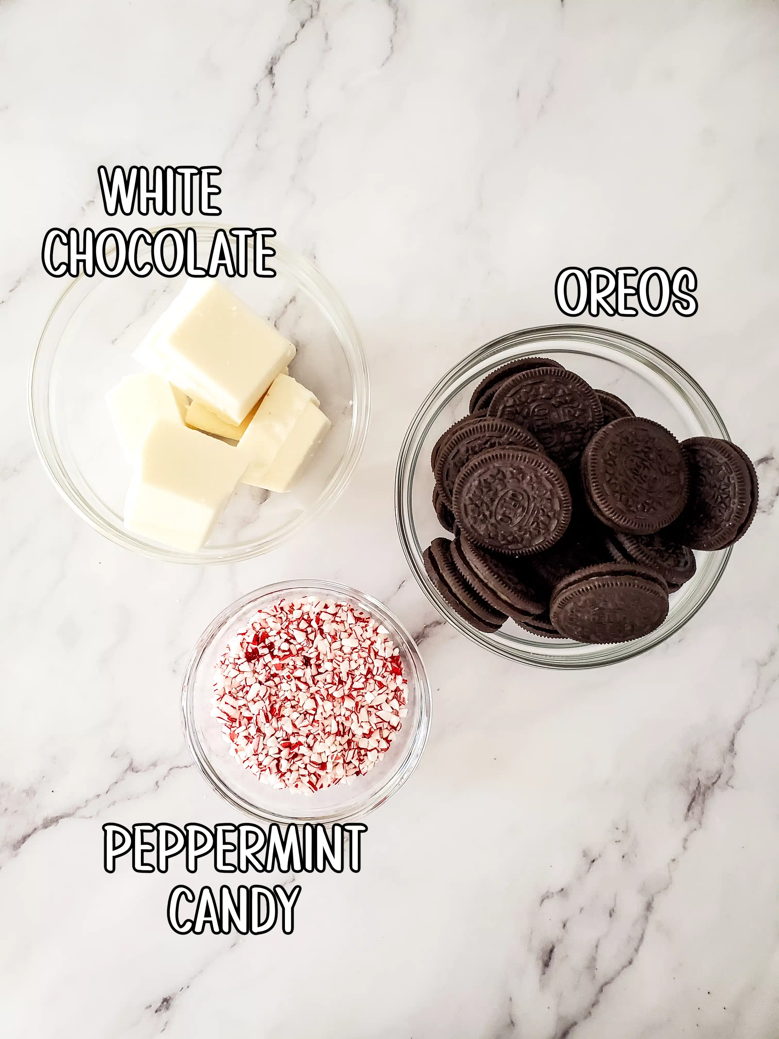 ingredients for dipped oreos