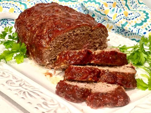 Onion Soup Mix Meatloaf - Swirls of Flavor
