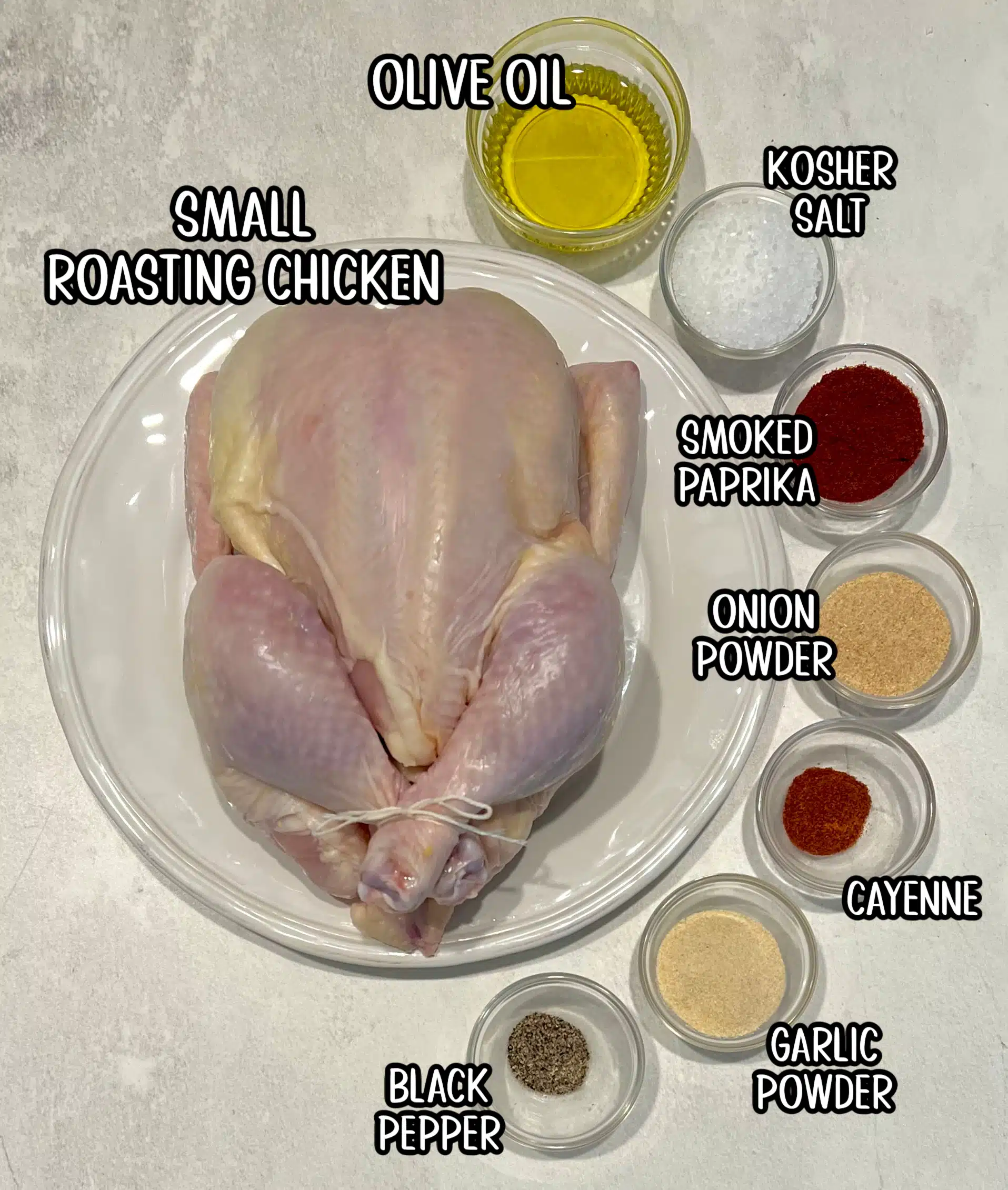 ingredients for air fryer chicken