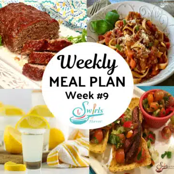 Meal Plan 9 recipe collage