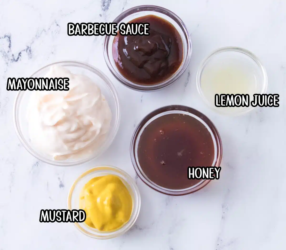 DIY sauce ingredients