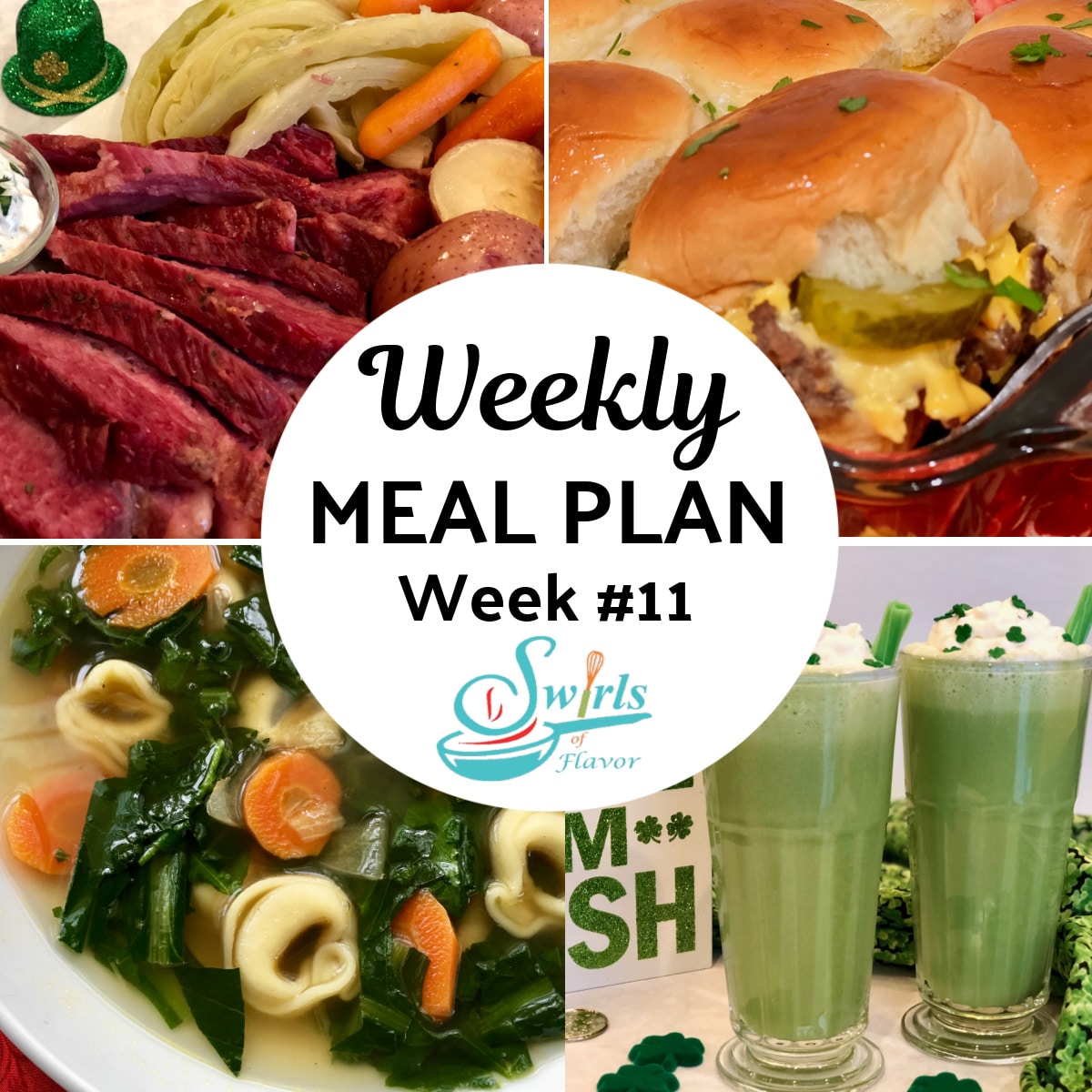 recipe collage of meal plan 11 recipes