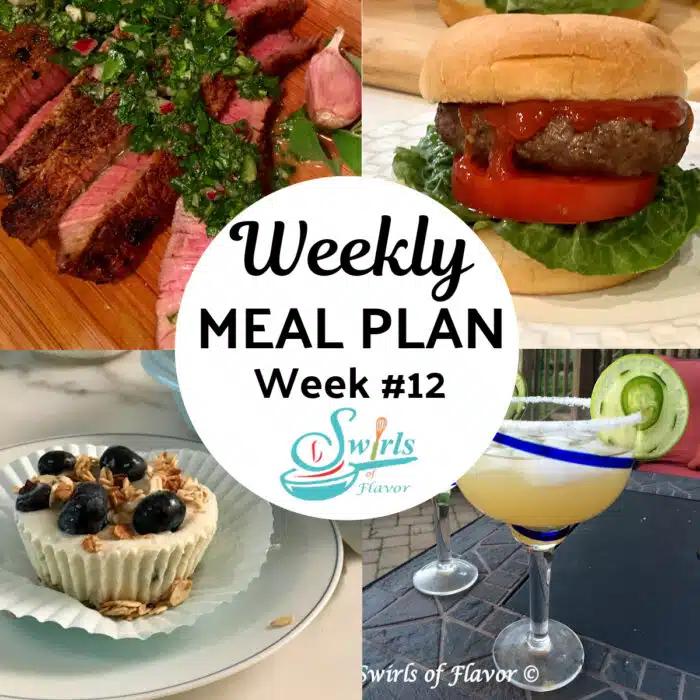 meal plan 12 recipe collage