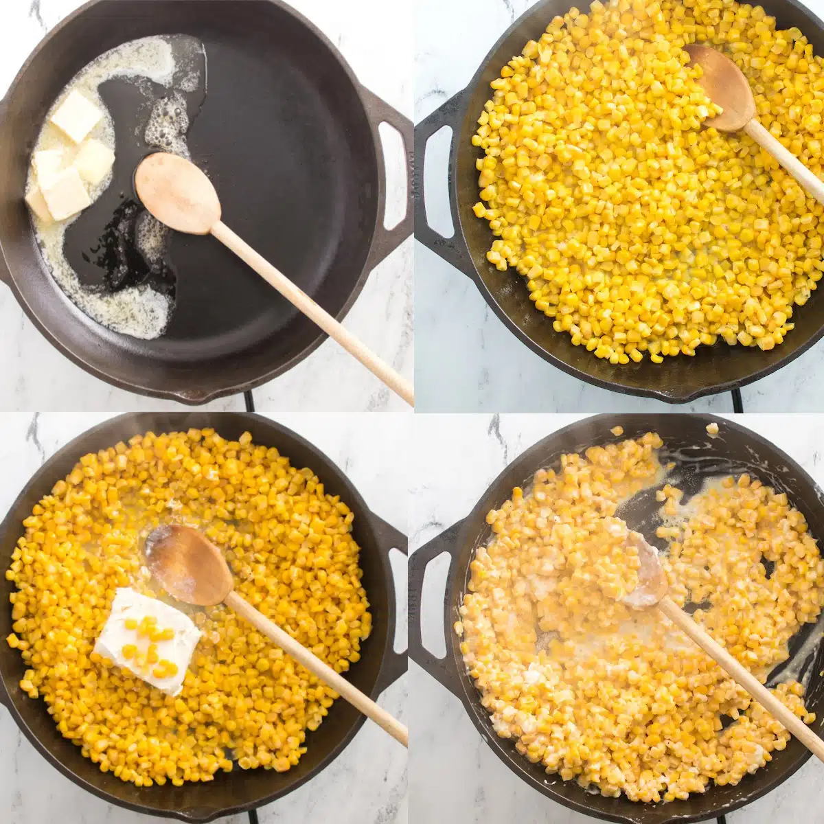 steps for making honey butter corn