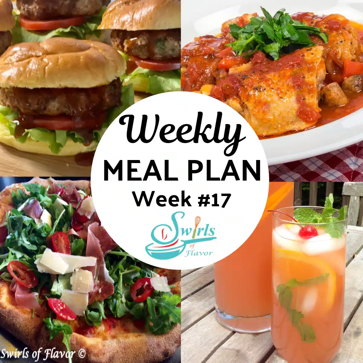 meal plan 17 recipes with text overlay