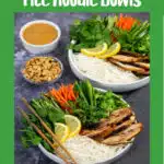 chicken noodle bowls with text overlay