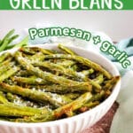 green beans ith text overlay