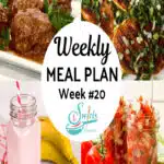 meal plan 20 photos with text overlay