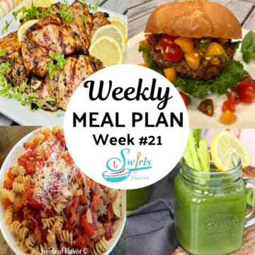 Meal Plan 21 recipe collage