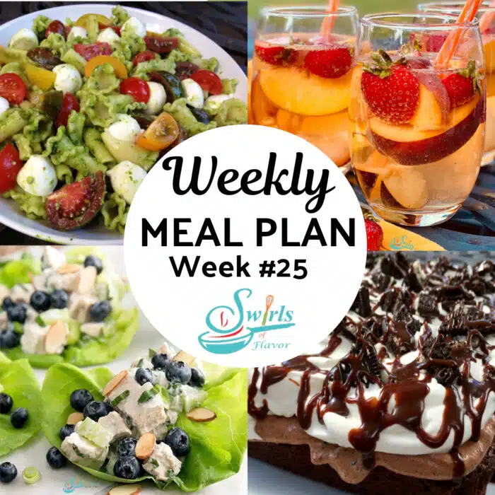 meal plan 25 recipe collage
