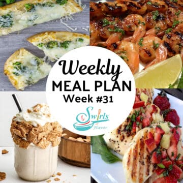 recipe collage of meal plan 31