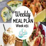meal plan 31 recipes with text overlay